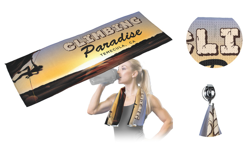 Full Color Waffle Weave Sports & Gym Towel Full Color Waffle Weave Sports & Gym Towel